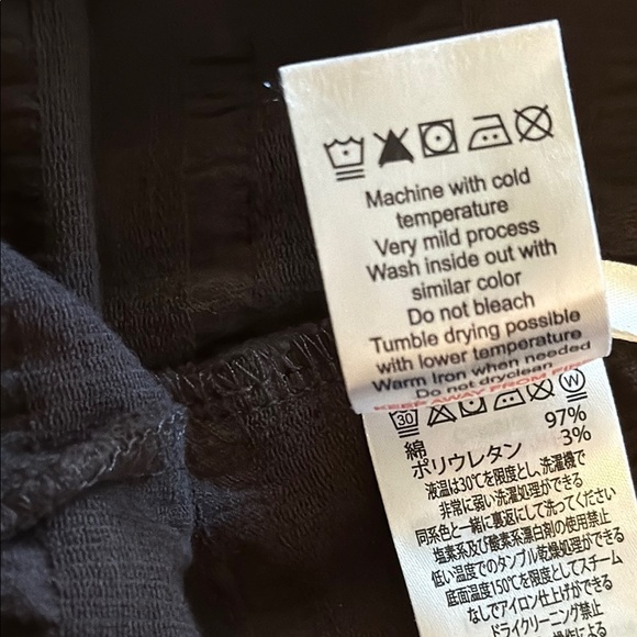 Rylee + Cru sz 8/9 charcoal grey black leggings great pre owned condition - Picture 6 of 7